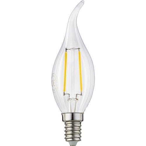 Bougie LED à filament pour rafales de vent