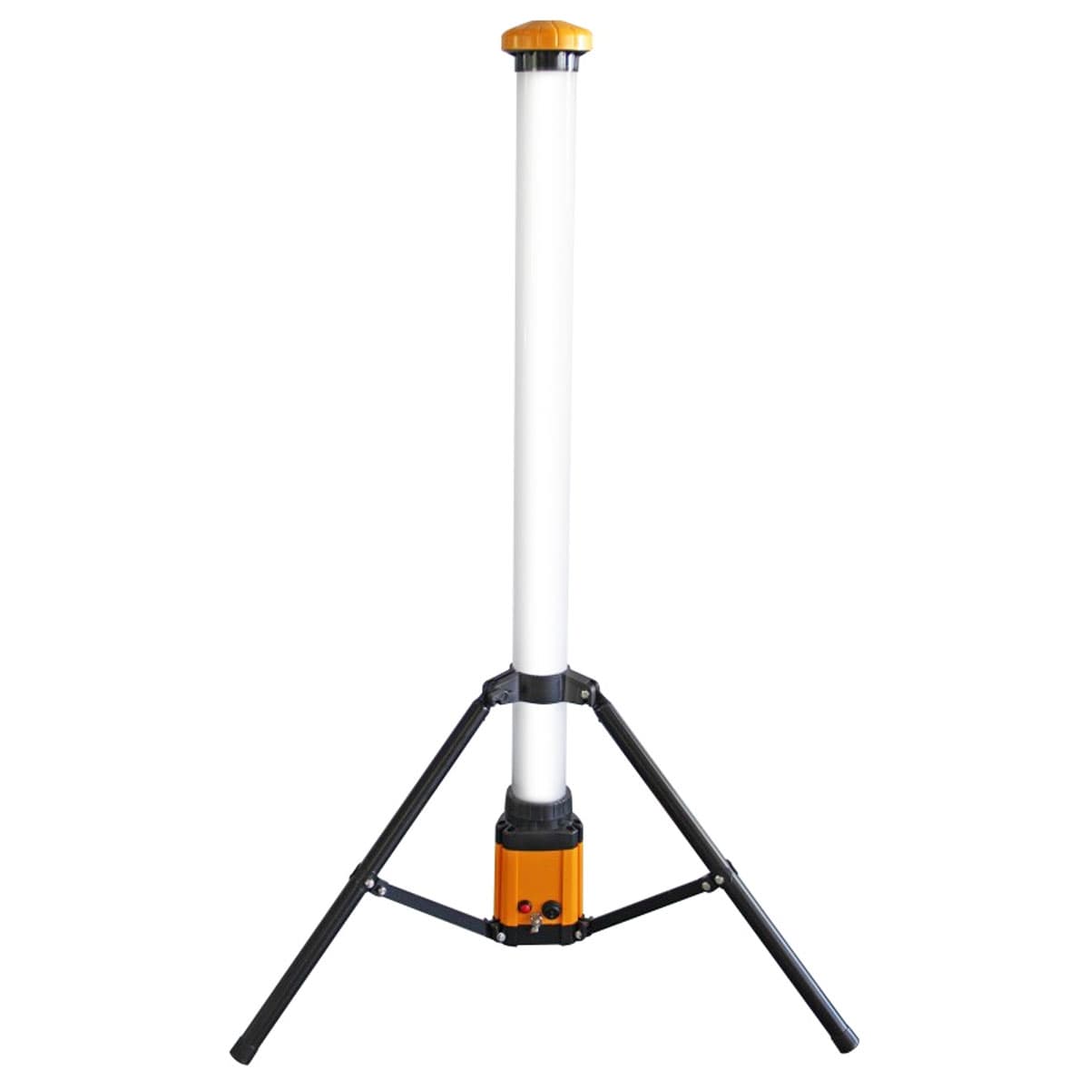 Lampe de poche LED avec lumière panoramique à 360 ° max. 36Wh 6400K, avec batterie 7.4V 15Ah, avec trépied