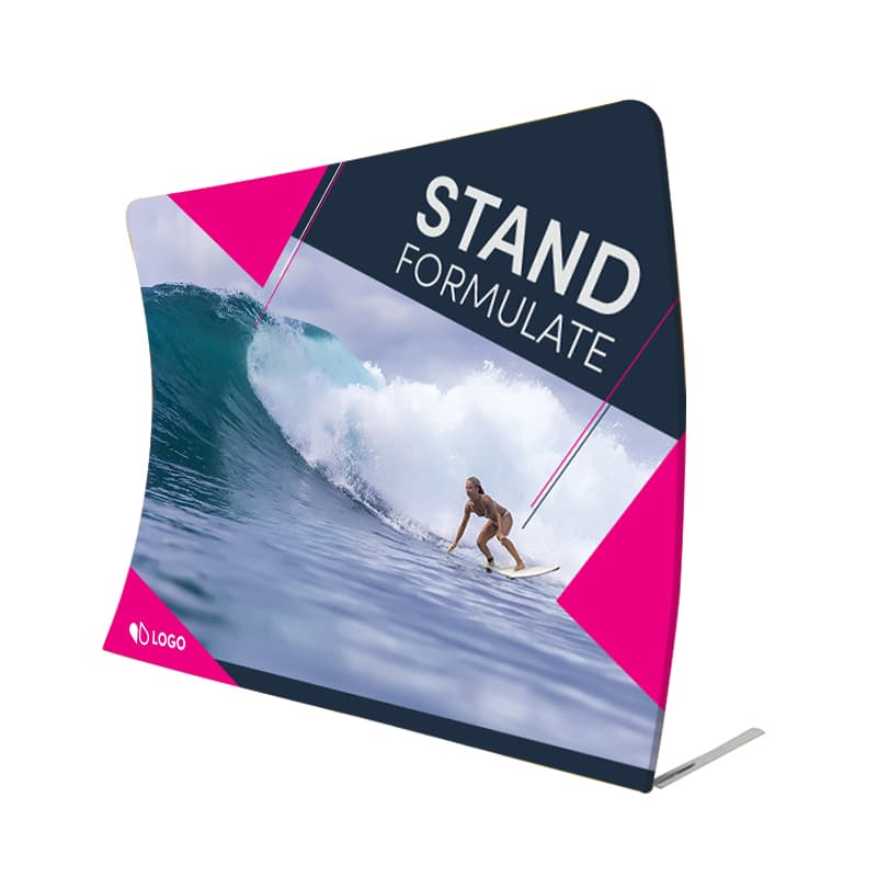Stand Tissu Tendu Personnalisé 235 x 238 cm - Easyflyer