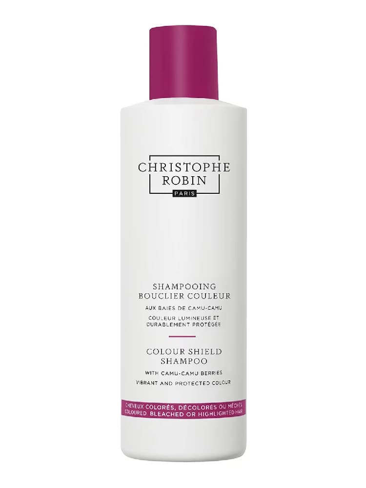 Christophe Robin Shampoing Bouclier Couleur (Cheveux Colorés, Décolorés, Méchés) 250 ml