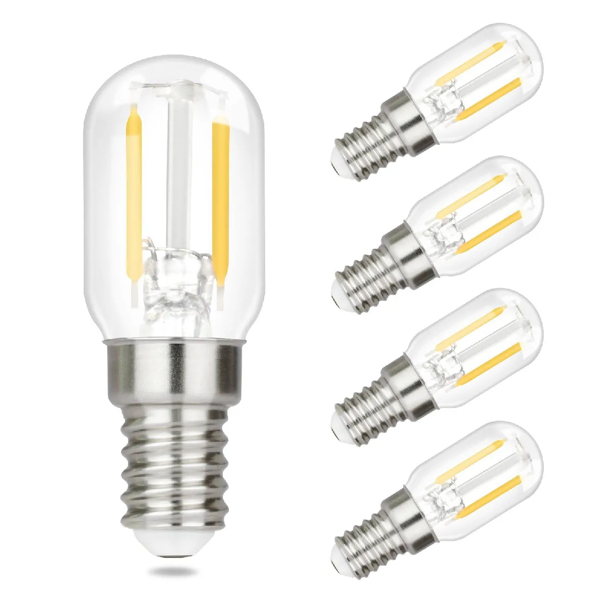 Zmh Ampoules LED E14 vintage T22 - Lot de 4