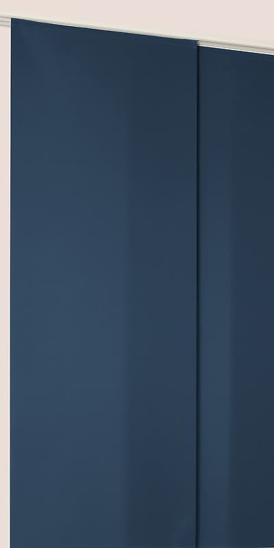 Panneaux Japonais Tamisants Non feu M1 Bleu Foncé
